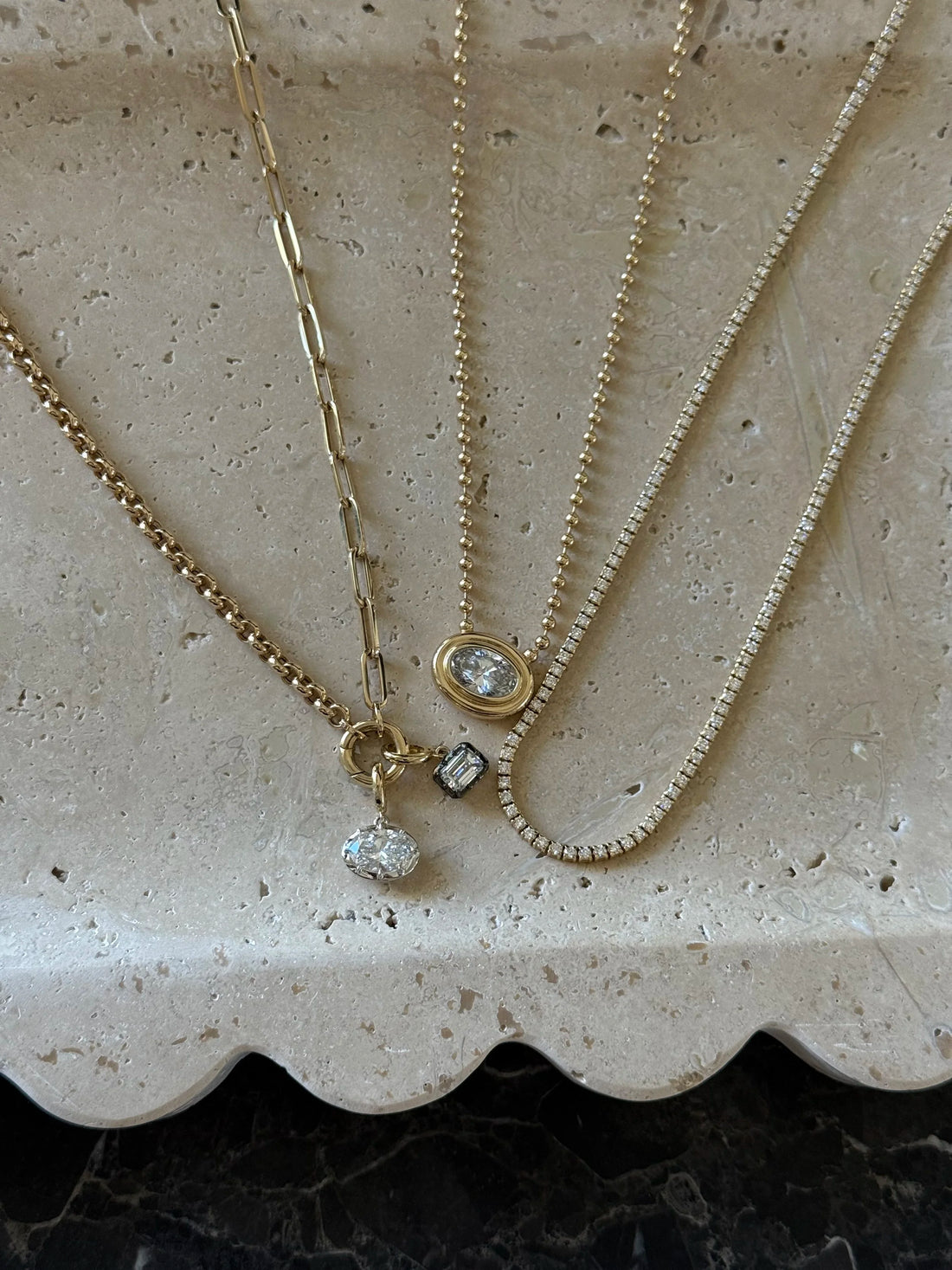 Button Back Oval Charm - 2
