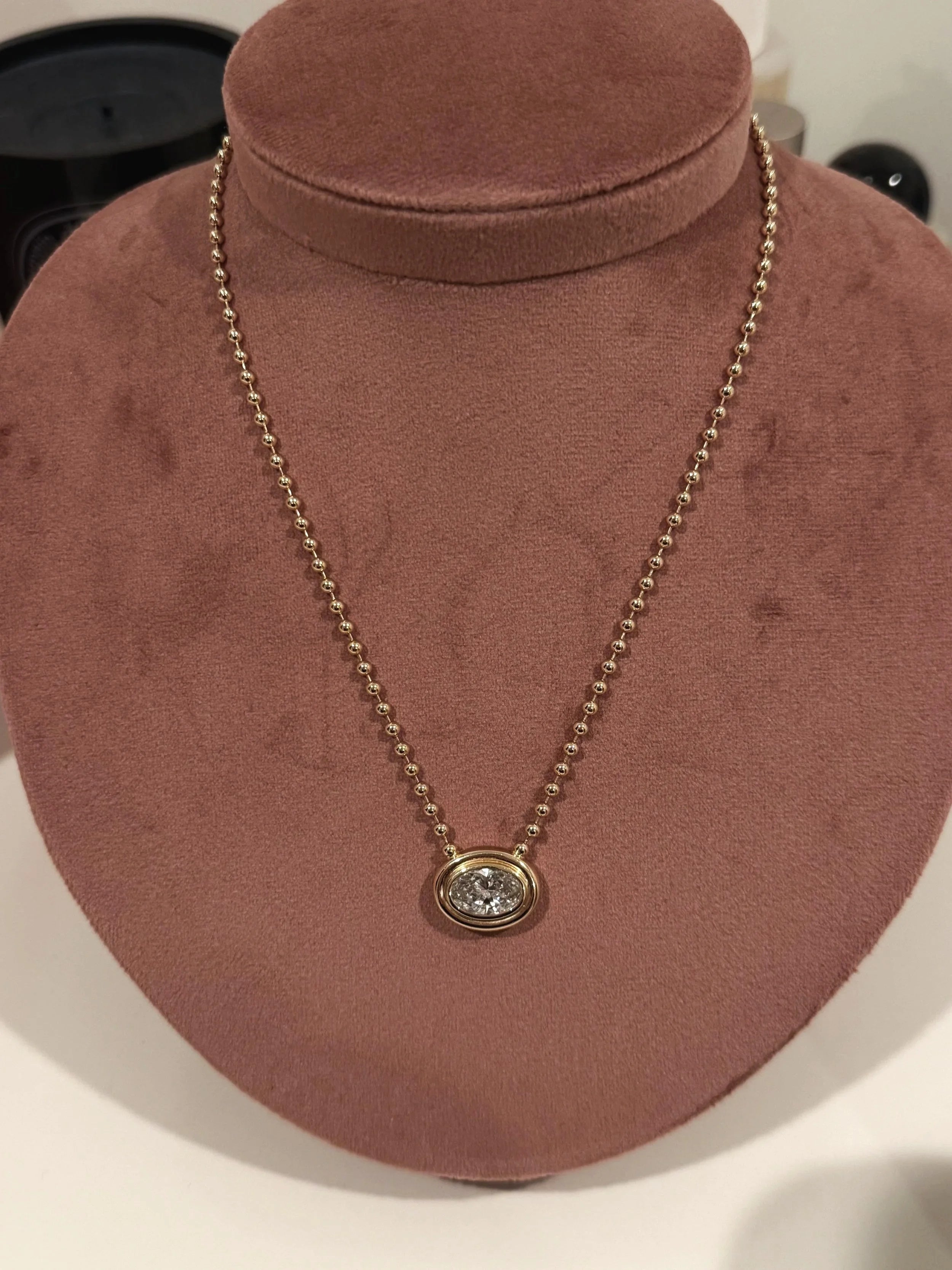 Bubble bezel necklace - 3