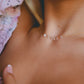 Floating Emeralds Diamond Necklace