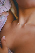 Floating Emeralds Diamond Necklace