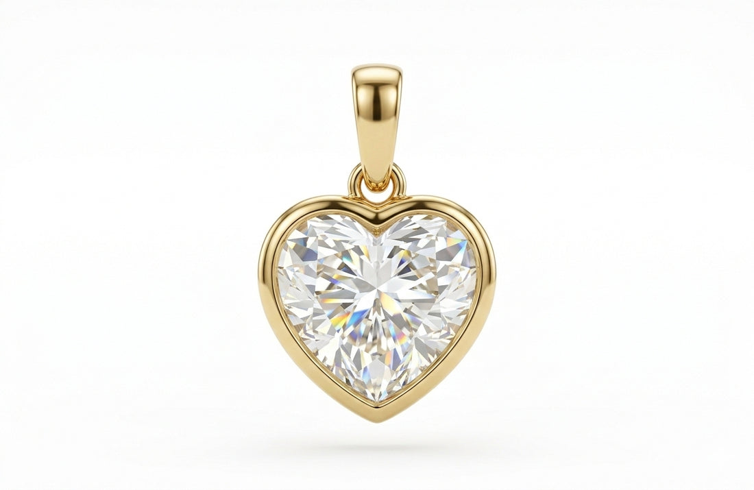 heart diamond charm