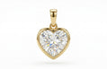 heart diamond charm