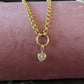 heart diamond charm - 2