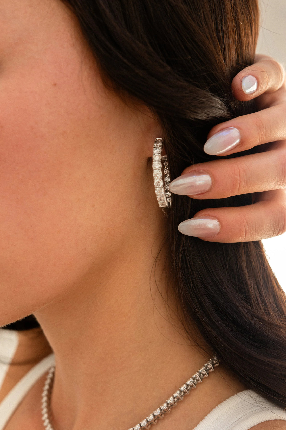 Inside Out Diamond Hoops