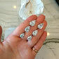 Pear Diamond Studs - 2