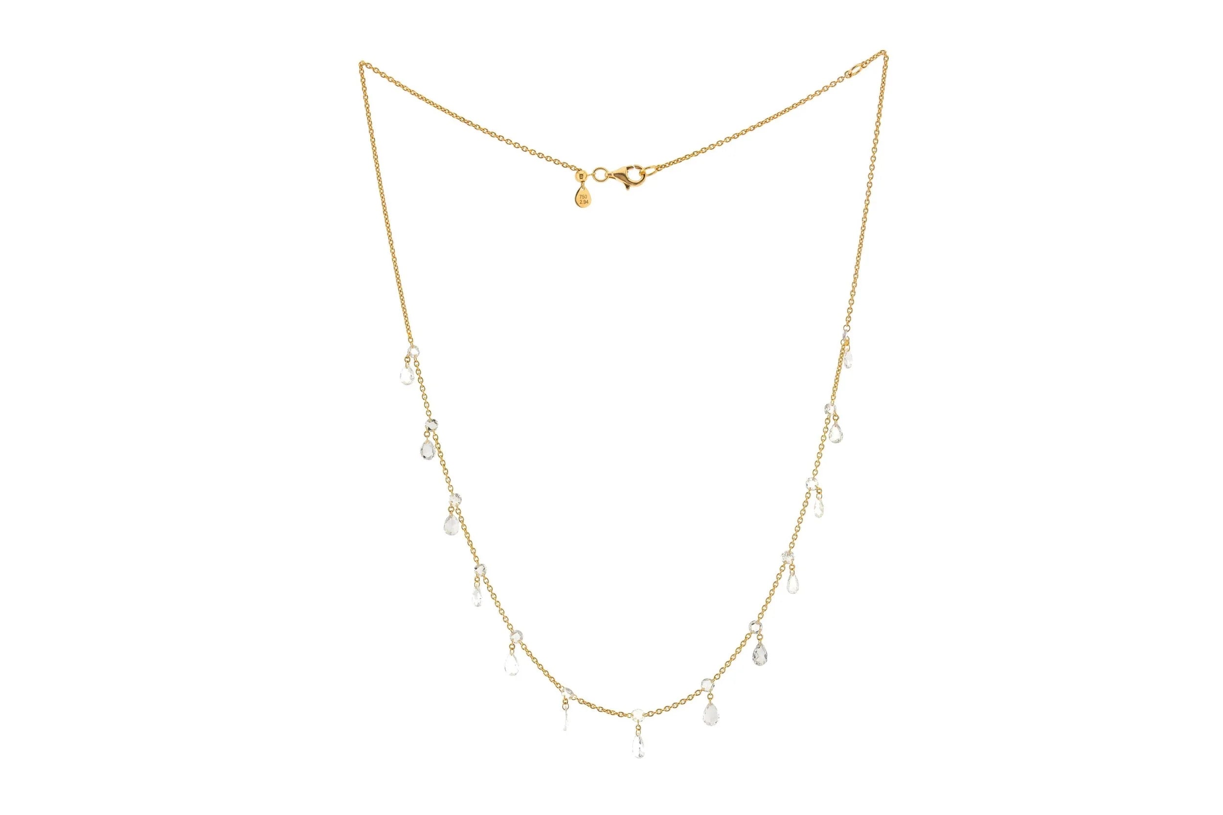 Pear Droplets Necklace