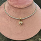 Pink Diamond Heart Charm - 2